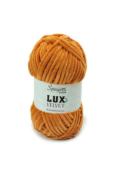 Spagettiyarn Πλεκτό νήμα Lux Velvet Bronze Velvet