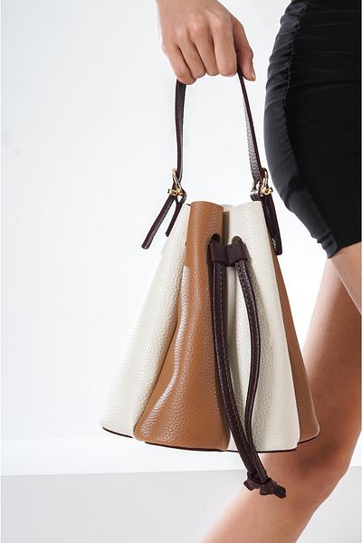 Capone Outfitters Capone Odate White Camel Women's Bag