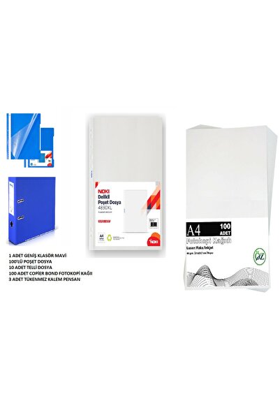 Noki Liant cu inele+ Liant pentru pungi+folder+A4 Hârtie