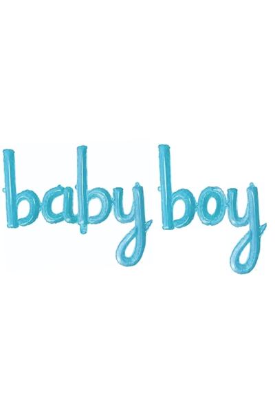 Ekin Süs بالون فويل أزرق للأطفال