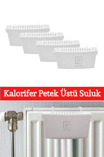 QNİAY Практичен овлажнител за стая, радиатор, бутилка за вода, парфюмиран, 1 брой, бял, окачен апарат за овлажнител