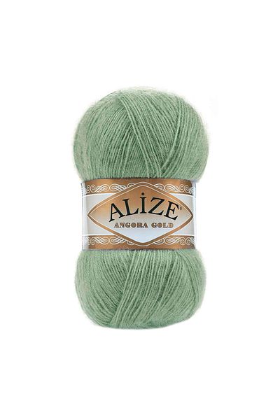 Alize Angora Gold 5 Τεμάχια 100 Gr Πλεκτό Σπάνι 852 Πράσινο