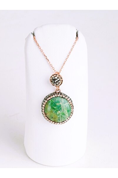 Furkan Oltutaşı i Oltu Zümürt Taşlı Gümüş Kolye