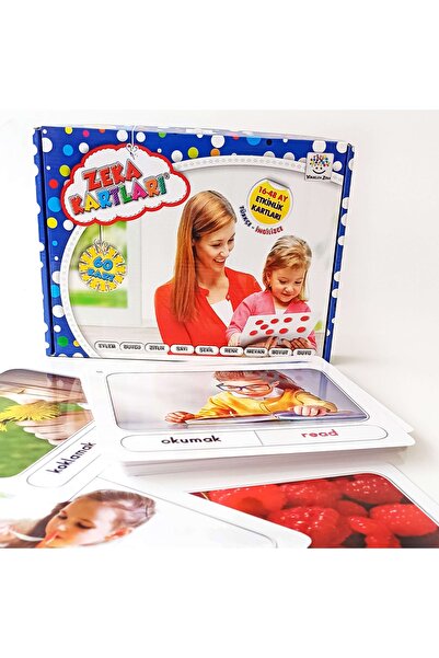 yükselen zeka Baby Intelligence Concept Activity Cards 16-48 Months