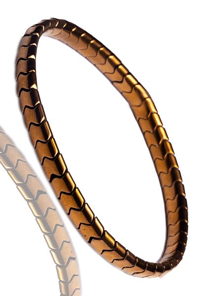 Tesbih Atölyesi Certified Rose Aaa+ Hematite Stone Bracelet - Tarnish Resistant