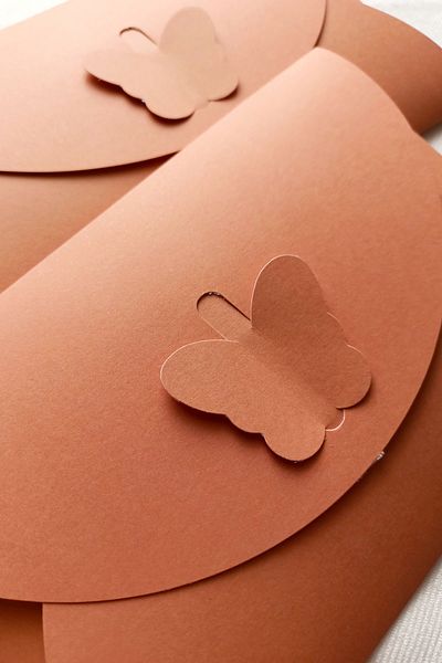 Dekorden Envelope with Butterfly Clasp, 100 Pieces