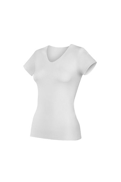 YILDIZ Tricou cu mânecă scurtă cu decolteu în V din Lycra 6 bucăți 2370
