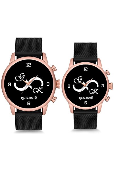 Kubbehan Sevgili Saati Sade Sonsuzluk Isimli Ve Tarihli Çift Kol Saati
