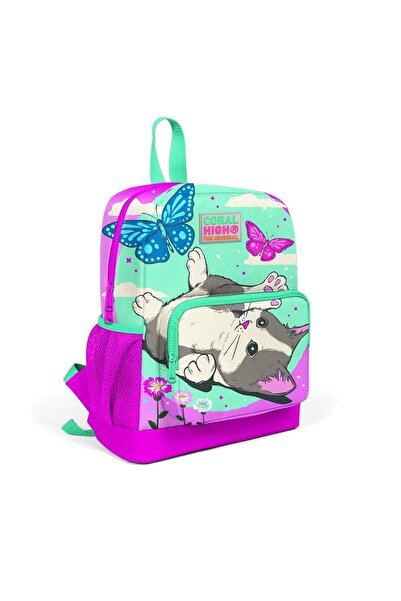 Coral High حقيبة مدرسية للأطفال باللون الأخضر المائي مكونة من قسمين 23607