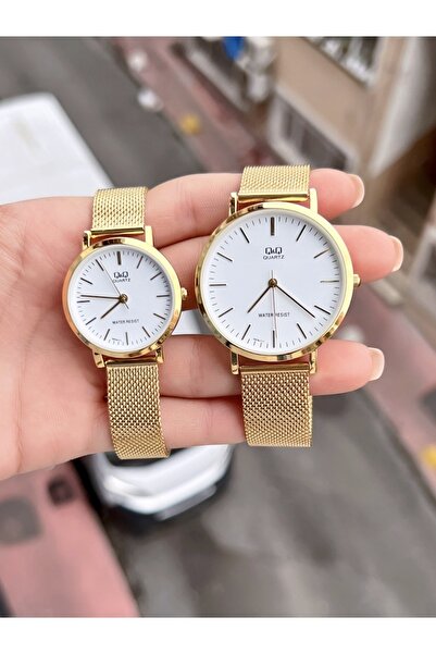 Q&Q Sevgili Saati, Takım Saat, Çift Saati Su Geçirmez 2 Yıl Garantili Orjinal Ürün