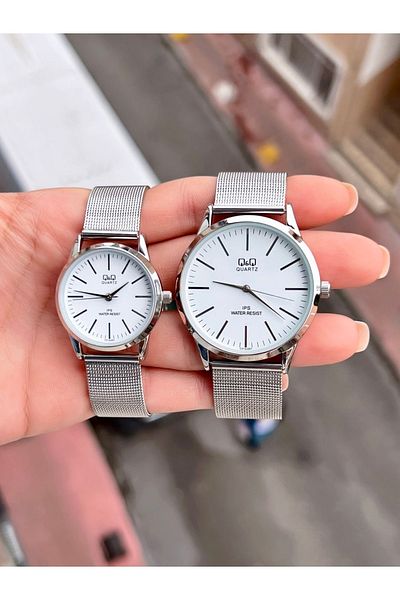 Q&Q Lover's Watch, Suit Watch, Couple's Watch Waterproof Original Product