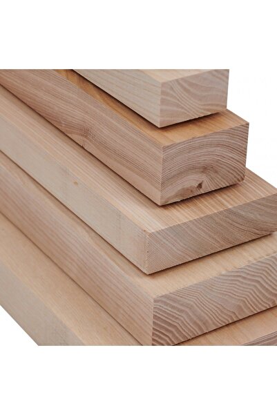 ecsahşap Ecs Ahşap 1x4 Cm X 75 Cm Dişbudak Kereste Çıta Tahta Ash Timber Taslak