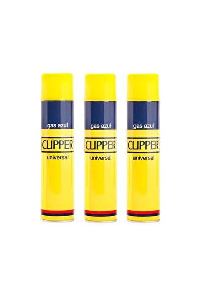 DepoMega 3 Adet Clipper Çakmak Gazı 250 Ml