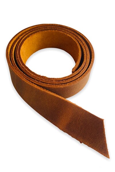 alfa tasarım atölyesi شريط جلد طبيعي (1 قطعة / 120 سم 2.1 سم) - مجنون الجمل