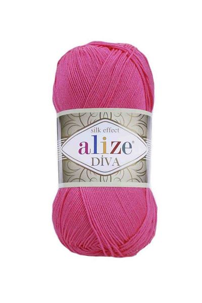 Alize Diva Hand Knitting Thread 5 Pieces 561 Fuchsia