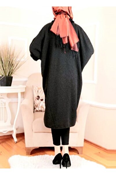 birsen içgiyim Furry Bat Sleeve Poncho for Every Body