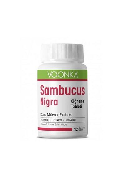 Voonka Supplementary Food Sambucus Nigra 42 Chewing Tablet for Adults