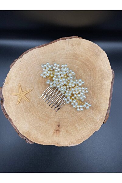 gelinmz Νυφική πόρπη Πόρπη με μαργαριταρένια χτένα