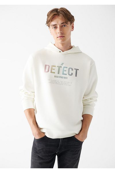 Mavi Λευκό φούτερ με στάμπα Pro Detect 0611043 -70057