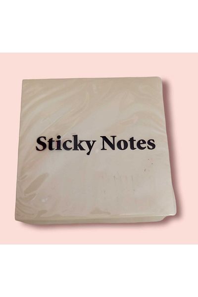 sevgi kırtasiye Square Post-It Sticky Note Index Paper 400 Pages Yellow