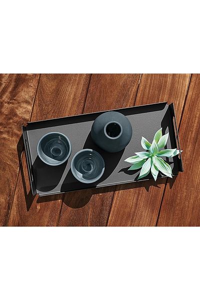 RimedaMetal Rimed Technology Modern Metal Tea Coffee Service Presentation Tray-guest-coffee Presentation Tray Height 25cm