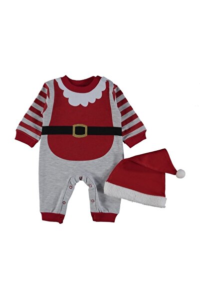 Pabbuc Baby Noel Şardonlu 2 Ip Gri Renk Bebek Tulum 364889