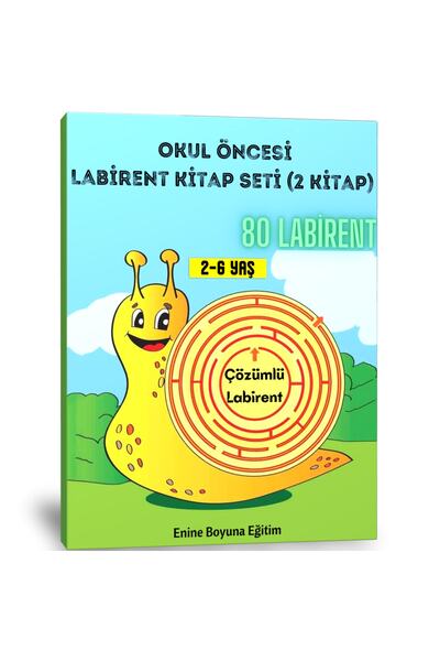 Enine Boyuna Eğitim كتاب متاهة ما قبل المدرسة (الأعمار 2-6)