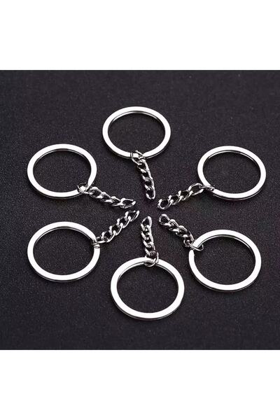 se7enhome 10 حلقات مفاتيح إيبوكسي مع سلسلة - ملحق سلسلة مفاتيح وراتنج إيبوكسي