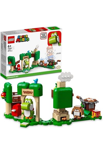 LEGO Super Mario Yoshi Gift House Adventure Set 71406 - for Kids Ages 6 and up