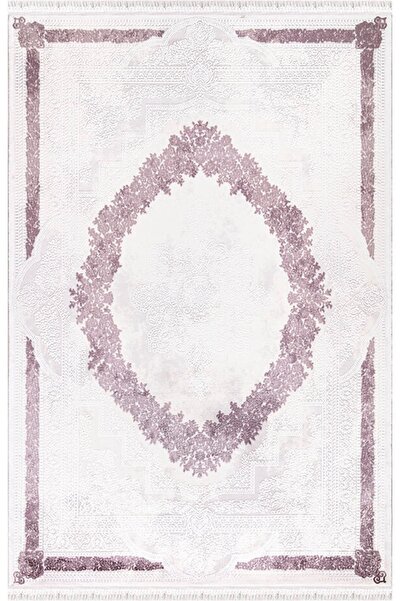 İpek Halı Blossom 13454 Bambu Halı Mürdüm