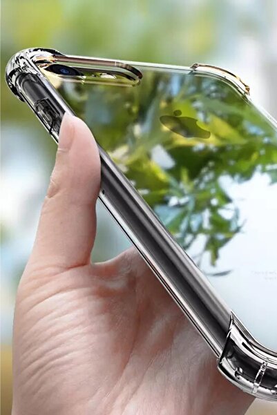 ucuzmi bulvar telefon Iphone 13 - 14 Silikon Kılıf Clear Airbag 4 Köşeli Darb...
