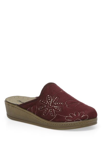 Polaris 603365.z2pr Bordo Kadın Ev Terliği