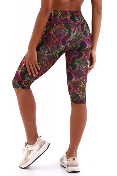 Aykum Mayo High Waist Sports and Daily Below Knee Tights,moon Sand