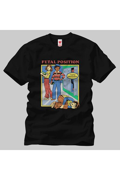 Built By Crazy Assume The Fetal Position Unisex T-Shirt