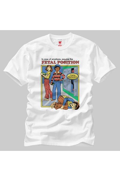 Built By Crazy Μπλουζάκι Unisex Εμβρυϊκής Θέσης