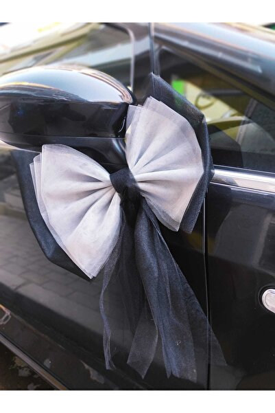 ecrin tuhafiye hobi 10 Adet Düğün Arabası Süsü Gelin Arabası Konvoy Süsü & Bo...