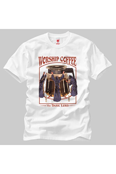 Built By Crazy Μπλουζάκι Worship Coffee Unisex