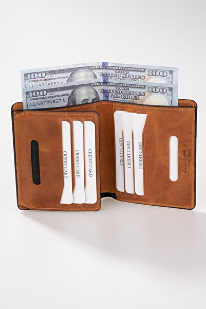 Getto Deri Genuine Leather Unisex Wallet Route