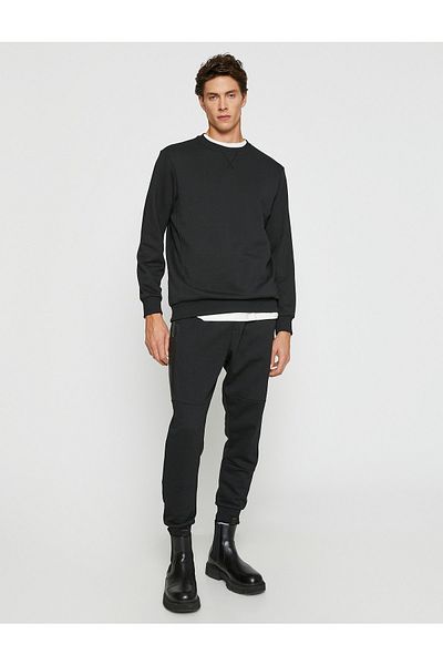 Koton Basic Sweatshirt Crew Neck
