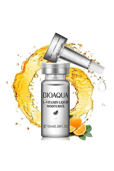 Bioaqua Vitamin-c And Ha Hyaluronic Acid Serum Set 2 Pieces