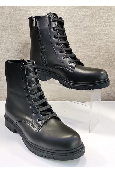 SDF SHOES Sedef 42 Γυναικείες Μαύρες Μπότες Thermo