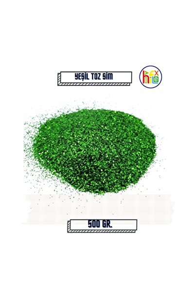 HOBİFLEX Epoksi Reçine Toz Sim Yeşil Renk (500 Gr Fiyatıdır)