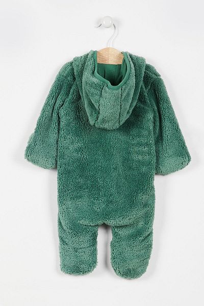 U.S. Polo Assn. Base. Polo Assn Licensed Gray Baby Boy's Fleece Booties Jumpsuit