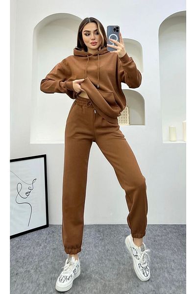 Miasista Brown Women Sweatsuit sets Styles Prices Trendyol