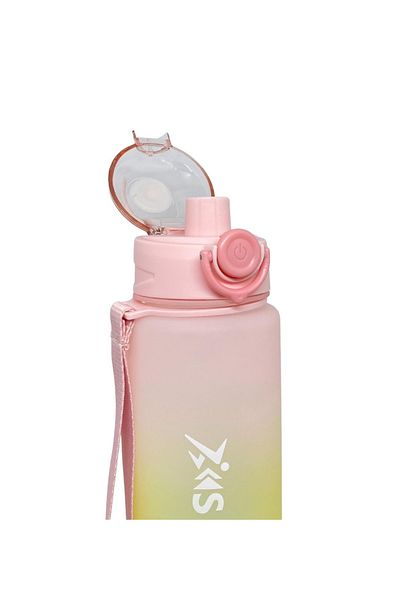 Vagonlife Pink 1 L Plastic Sports 1000ml Gradient Color Tritan Flask Sticker