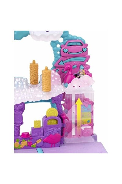 mattel Polly Pocket Flamingo Araba Su Eğlencesi Hhj05 Lisanslı Ürün