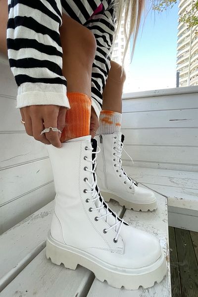 Shoebutik Λευκές Μπότες