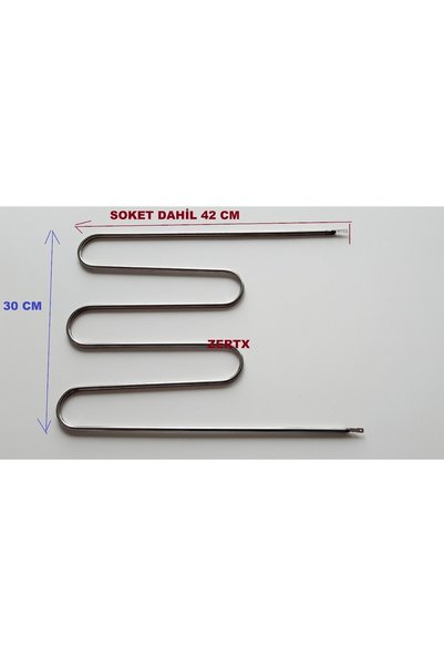 FullYedek 42 X 30 Cm Fırın Rezistansı , 1000 Watt Fırın Rezistans