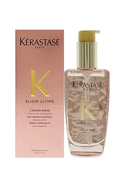 Kerastase Elixir Ultime Boyalı Saçlar Için Parlaklık Yağı - L'huile Rose 100 ml