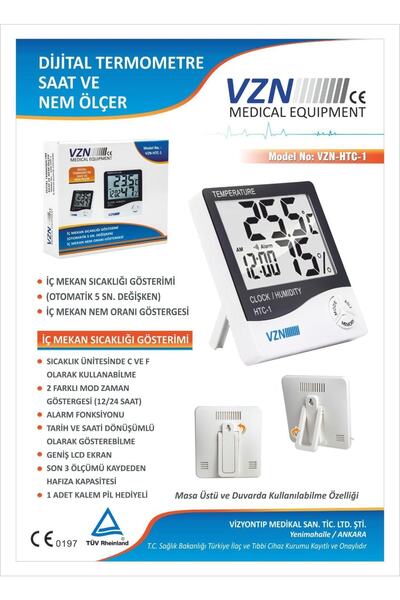 VZN Yeni Nesil Nem/ısı Ölçer